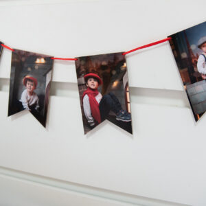 Guirnalda madera con foto